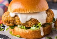 Buttermilk Fried Chicken Burger
