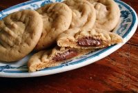 Melting Chocolate Core Peanut Butter Cookies
