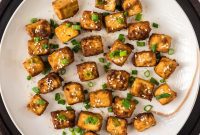 Unbelievably Crispy Air Fryer Tofu
