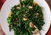 Sizzling Sesame Spinach