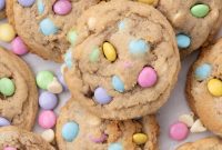 Colorful Easter M&M Cookies
