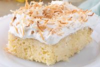 Paradise Coconut Poke Cake