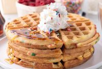 Cake Batter Waffles