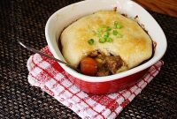 Comforting Beef & Biscuit Pot Pie