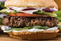 Mediterranean Lamb Burger