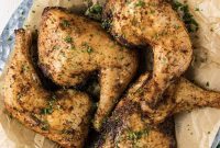 Juicy Smoked Chicken Quarters
