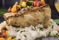 Flame-Kissed Chilean Sea Bass