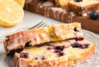 Bright Lemon Blueberry Zucchini Loaf