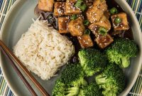 Glazed Teriyaki Tofu