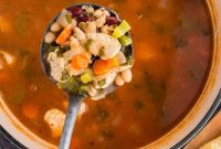 Hearty Chicken Bean Soup