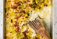 Decadent Bacon and Leek Potato Gratin