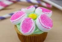 Marshmallow Blossom Cupcakes