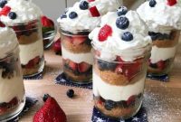 No-Bake Berry Cheesecake Trifle Jars