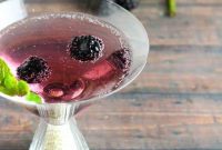Velvet Blackberry Gin Martini