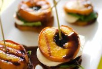 Caramelized Grilled Peach Caprese