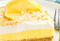 Lemon Cheesecake Pudding Delight