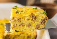 Savory Turkey Hash Brown Breakfast Bake