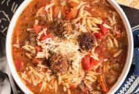 Savory Sausage Orzo Medley