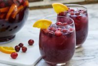 Ruby Red Cranberry Sangria