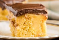 Luscious Boston Cream Poke Cake