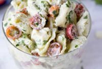 Vibrant Pesto Tortellini Salad