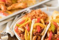 Effortless Sheet Pan Chicken Fajitas