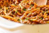 Sloppy Joe Skillet Pasta