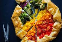 Rainbow Vegetable Tart