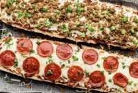 Crispy Baguette Pizza