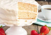 Timeless Vanilla White Cake