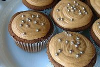 Aztec Chocolate Cupcakes with Dulce De Leche Swirls