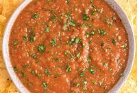 Authentic Restaurant Style Salsa