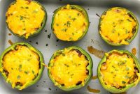 Southwest Chili Cornbread Stuffed Peppers