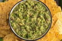 Vibrant Tomatillo Avocado Onion Salsa