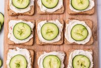 Refreshing Cucumber Finger Sandwiches