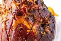 Sticky Orange Bourbon Ham