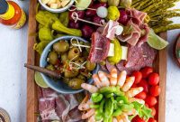 Bloody Mary Inspired Charcuterie Spread