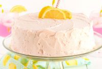 Blushing Lemonade Cake