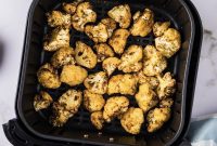 Golden Crispy Air Fryer Cauliflower