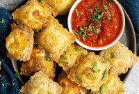 Crispy Golden Air Fryer Ravioli