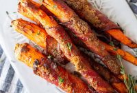 Crispy Air Fryer Bacon-Wrapped Carrots
