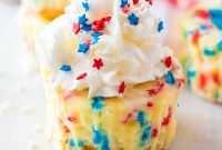 Stars and Stripes Cheesecake Bites