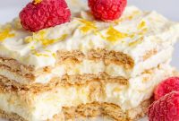 Refreshing Lemon Icebox Cake