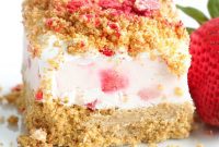 Effortless Strawberry Cheesecake Squares