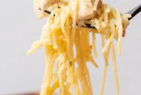 Homestyle Chicken Spaghetti Casserole