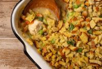 Comforting Chicken Stuffing Bake