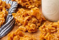 Peanut Butter Cornflake Crunchies