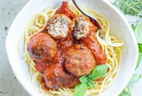 Savory Meatballs and Spaghetti in Zesty Marinara