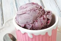 Vanilla Bean Blackberry Ripple Ice Cream