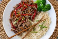 Fiery Szechuan Beef Stir-fry